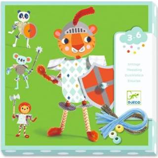 👉 Knutselset active Djeco rijgen - mijn ridders 3070900089778