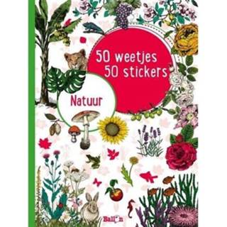 👉 Stickerboek active Uitgeverij ballon 50 weetjes stickers - natuur 9789403203744