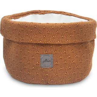 👉 Opbergmand active Jollein bliss knit - caramel 14 cm 8717329360457