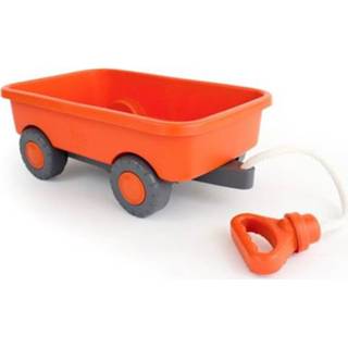 👉 Oranje active Green toys trekwagen
