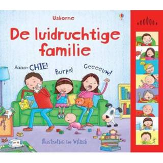 👉 Geluidenboekje active Uitgeverij usborne geluidenboek de luidruchtige familie 9781409546580