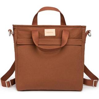 👉 Luiertas bruin active baby's Nobodinoz baby on the go - rugzak clay brown 8435574920133