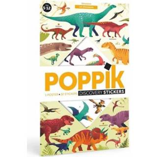 👉 Poster active Poppik sticker dinosaurussen 3760262410593