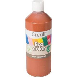 👉 Plakkaatverf bruin active Creall eco color 500ml - licht 8714181322180