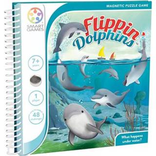 👉 Puzzelspel active Smart games magnetisch flippin' dolphins 5414301523321