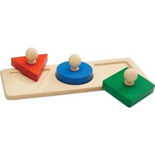👉 Knoppuzzel houten active Plan toys vormen 8854740053909