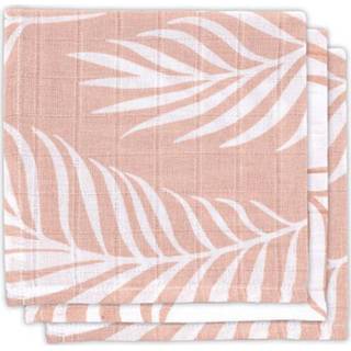 👉 Spuugdoek roze active Jollein hydrofiele spuugdoekjes nature - pale pink 3st 8717329354142