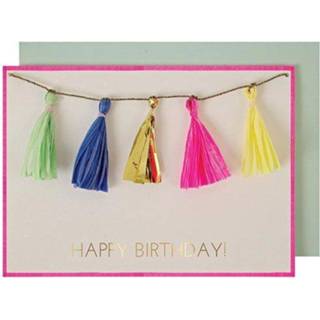 👉 Verjaardagskaart active Meri met kwastjes 9781633250789