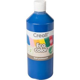 👉 Plakkaatverf blauw active Creall eco color 500ml - donker 8714181322111