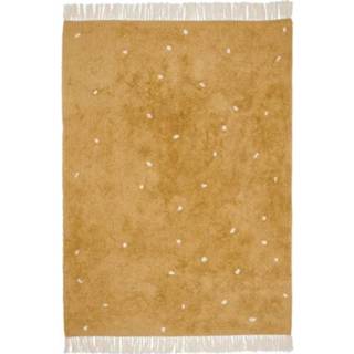 👉 Vloerkleed active Little dutch dot - pure ochre 170x120 cm 8720168532053
