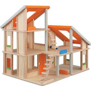 👉 Poppenhuis active Plan toys chalet 2-delig 8854740071392