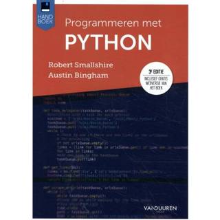 👉 Programmeren met Python - Austin Bingham, Robert Smallshire (ISBN: 9789463562270) 9789463562270