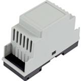 👉 Grijs Hammond Electronics DIN-rail-behuizing 90 x 35 58 Polycarbonaat Lichtgrijs 1 stuk(s)