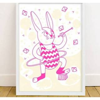 👉 Poster active Omy glow in the dark - rabbit 3760235510497