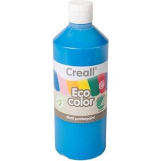 👉 Plakkaatverf blauw active Creall eco color 500ml - primair 8714181322104