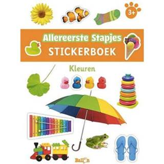 Stickerboek active Uitgeverij ballon allereerste stapjes - kleuren 9789403221878