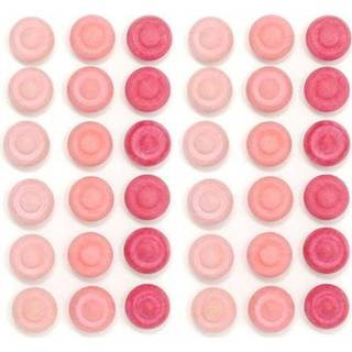 👉 Roze houten active Grapat bloemen - (36st) 8436580870917