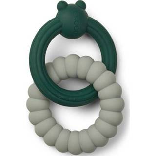 👉 Bijtring donkergroen active Liewood herbert - mr bear green mix 5713370217712