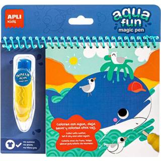 👉 Stift active kinderen Apli kids waterkleurboek met aqua fun 8410782171485