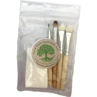 👉 Kwast active Natural earth paint make-up kwastjes naturel