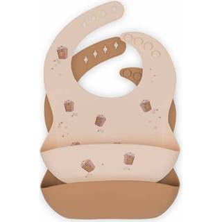 👉 Slab siliconen active Konges sløjd slabbetjes - popcorn 2st 5712982494283