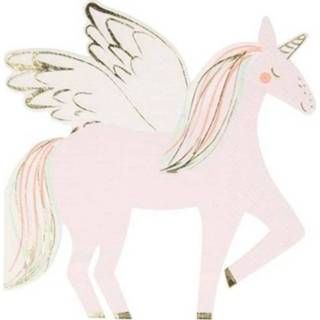 👉 Servet active Meri gevleugelde eenhoorn servetten - 16st 9781534030763