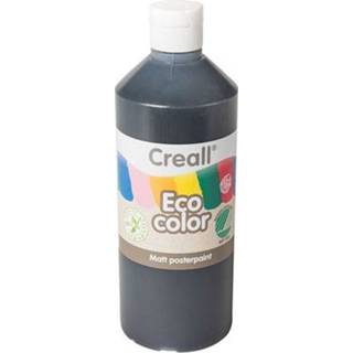 👉 Plakkaatverf zwart active Creall eco color 500ml - 8714181322203