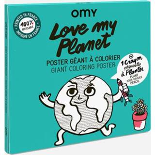 👉 Potlood active Omy inkleurposter love my planet + 4-kleuren 3760301400141