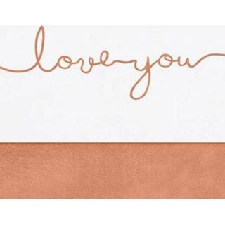 👉 Active kinderen Jollein kinderlaken 120x150 cm - love you caramel 8717329358676