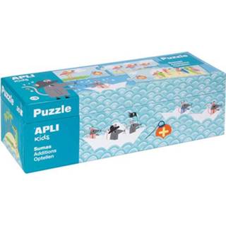 👉 Puzzel active kinderen Apli kids optellen - 10x3st 8410782147718