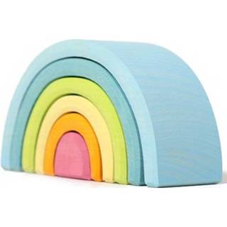 👉 Stapeltoren pastel active Grimm's regenboog - 6 bogen 10,5 cm 4048565107617