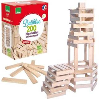 👉 Houten blok active Vilac batibloc blokken 200 stuks classic 3048700021342