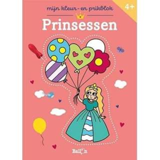 👉 Prikblok active Uitgeverij ballon mijn kleur- en - prinsessen 9789403212401