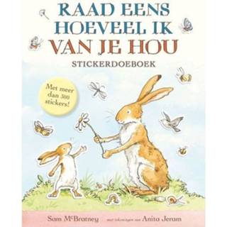 Active Uitgeverij lemniscaat raad eens hoeveel ik van je hou - stickerdoeboek 9789047708193