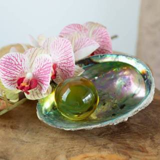 👉 Feng shui kristal glas Kristallen 3e Chakra Bol - Zonnevelecht (50 mm) 7141262553699