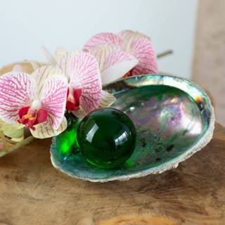 👉 Feng shui kristal glas Kristallen 4e Chakra Bol - Hart (50 mm) 7141262553521