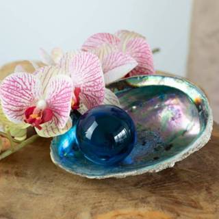👉 Feng shui kristal glas Kristallen 5e Chakra Bol - Keel (50 mm) 7141262553323 8333333333333