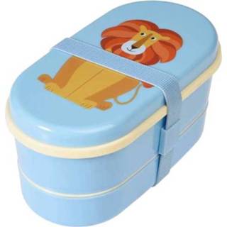 👉 Bestek active Rex london bento box met - colourful creatures leeuw 5027455408989