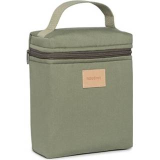 👉 Lunchtas donkergroen active baby's Nobodinoz geïsoleerde baby on the go - olive green 8435574920201