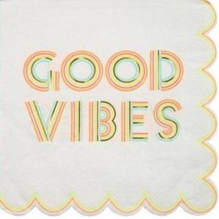 👉 Servet large active Meri servetten good vibes - (16st) 9781534011953