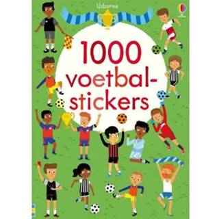 👉 Stickerboek active Uitgeverij usborne stickerboekje 1000 voetbalstickers 9781474917681
