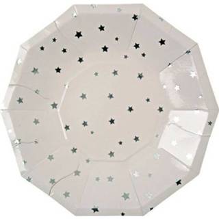 👉 Bord zilveren small active Meri bordjes sterren - (8st) 9781625684837