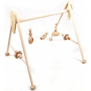 👉 Babygym active baby's Hess met speeltjes - naturel 4016977133890