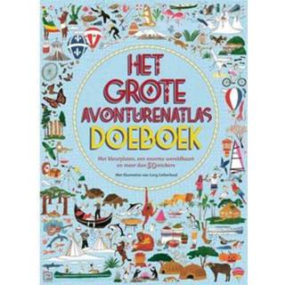 👉 Doeboek active Uitgeverij rubinstein het grote avonturenatlas 9789047620761