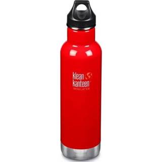 👉 Thermosfles rood RVS active Klean kanteen 592ml - lusdop mineral red