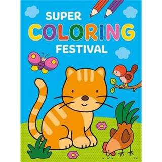 👉 Kleurboek active Uitgeverij deltas super coloring festival 9789044754582