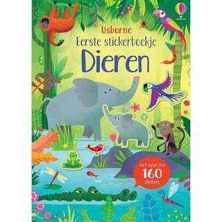 👉 Stickerboek active Uitgeverij usborne eerste stickerboekje dieren 9781474981521