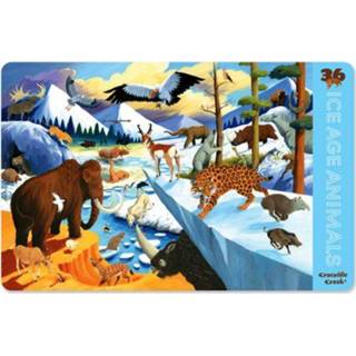 👉 Placemat active Crocodile creek ijstijddieren