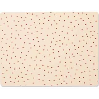 👉 Placemat rood active Konges sløjd raspberry red dot 5712982647597
