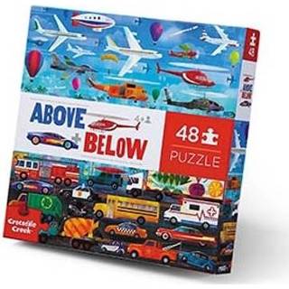 👉 Vloerpuzzel active Crocodile creek boven en beneden - voertuigen 48st